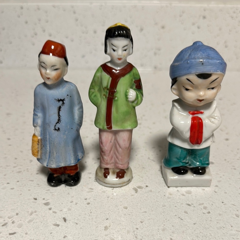 Vintage Ceramic Figurines Set